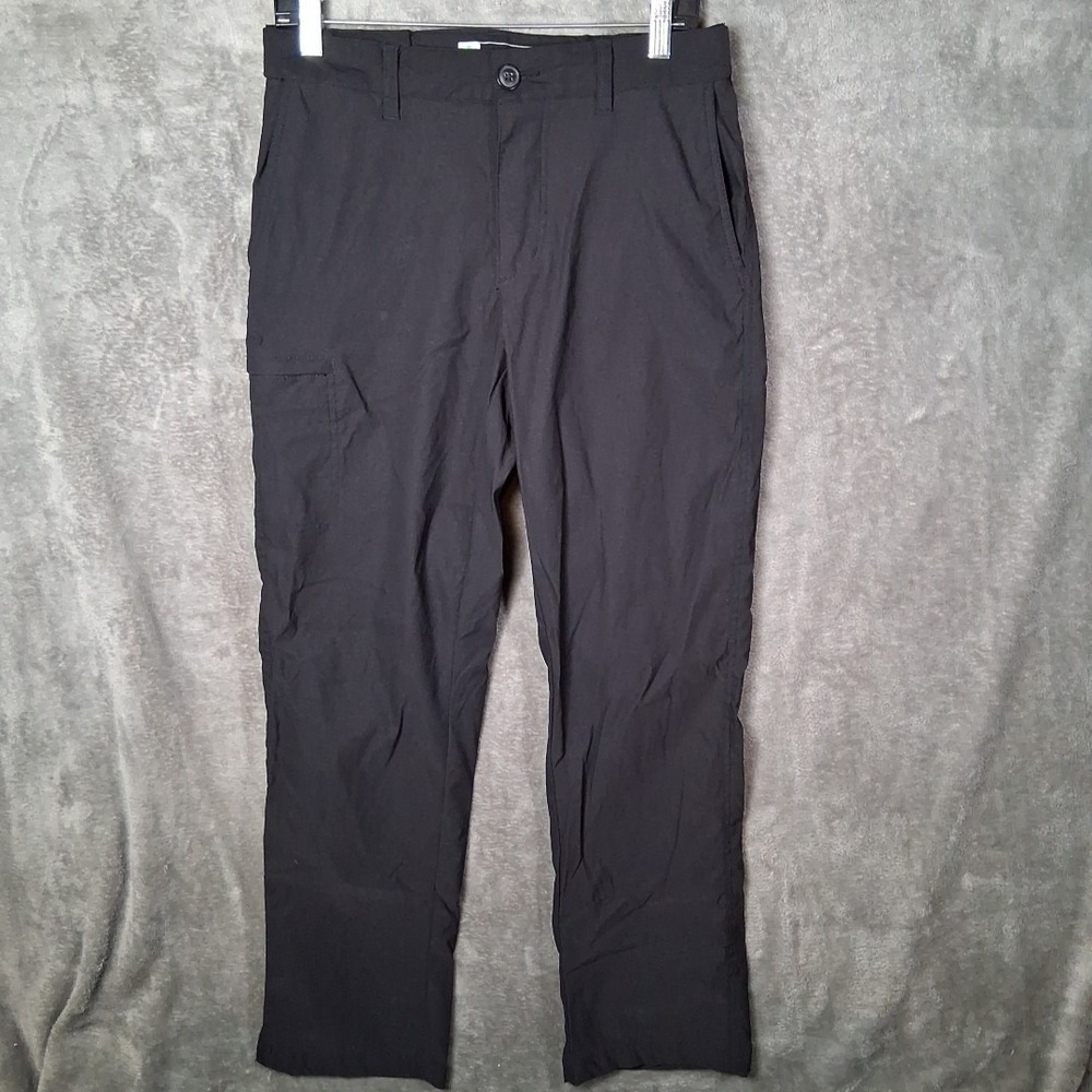 Union Bay UB Tech Rainier Travel Tech Pants Mens 30x32 Black Stretchable